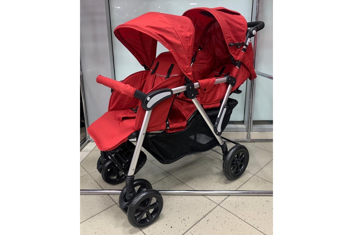 Double tandem hot sale stroller